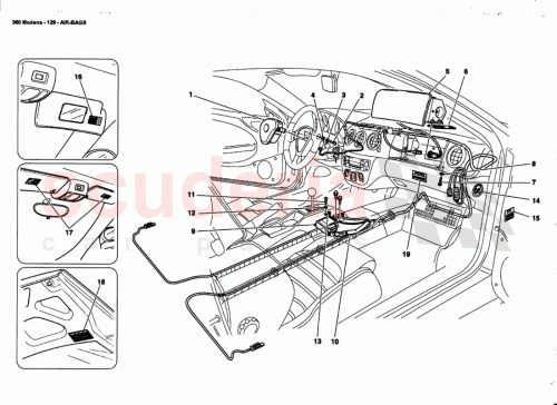 Part Diagram for Ferrari 65133000