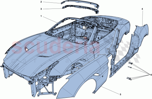Part Diagram for Ferrari 81436811