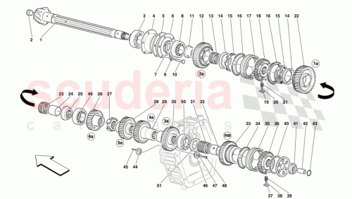 Part Diagram for Ferrari 156980