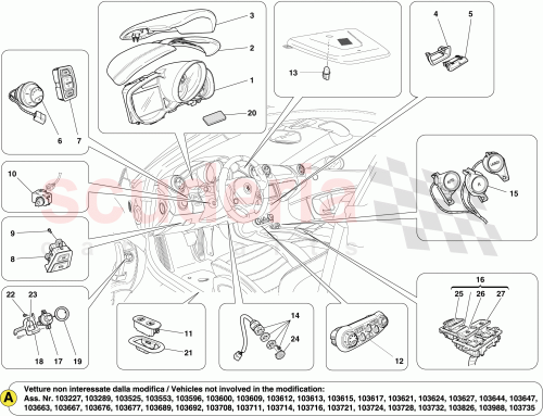 Part Diagram for Ferrari 72587700