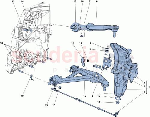 Part Diagram for Ferrari 262526