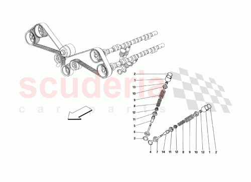 Part Diagram for Ferrari 117589