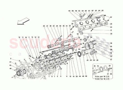Part Diagram for Ferrari 11501424