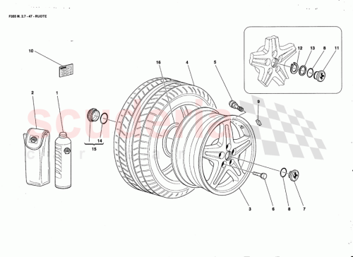 Part Diagram for Ferrari 172659