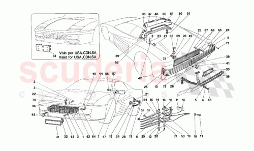 Part Diagram for Ferrari 62799500