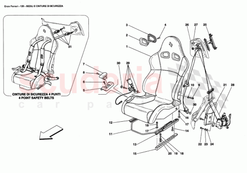 Part Diagram for Ferrari 66873400