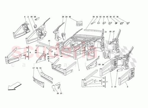 Part Diagram for Ferrari 68885811