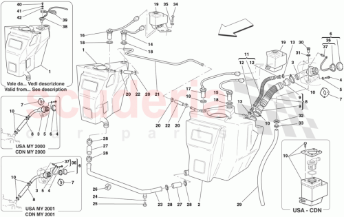 Part Diagram for Ferrari 186147