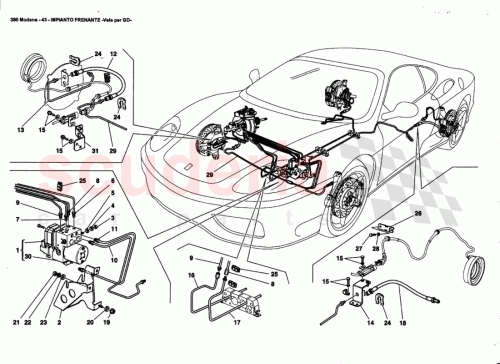 Part Diagram for Ferrari 213660