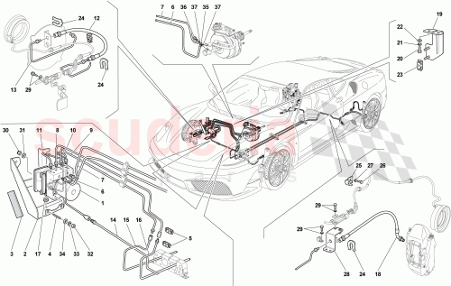 Part Diagram for Ferrari 13516524