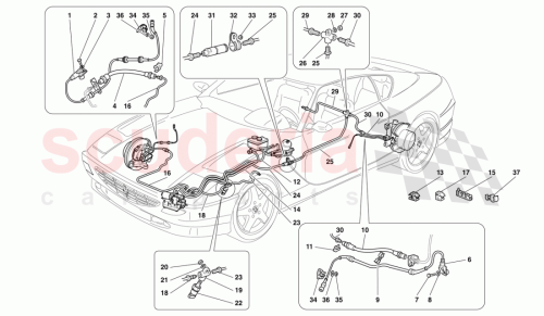 Part Diagram for Ferrari 154311