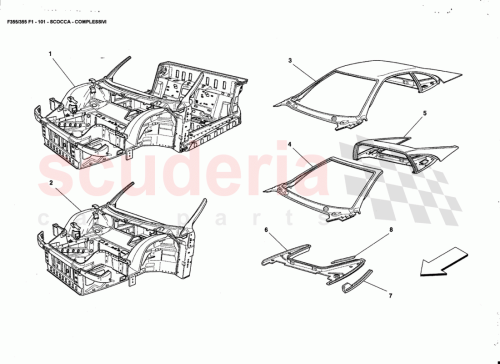 Part Diagram for Ferrari 64408100