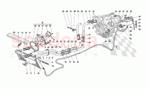 Part Diagram for Ferrari 135190