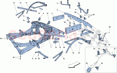 Part Diagram for Ferrari 86017400