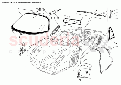 Part Diagram for Ferrari 67118600