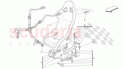 Part Diagram for Ferrari 66126300