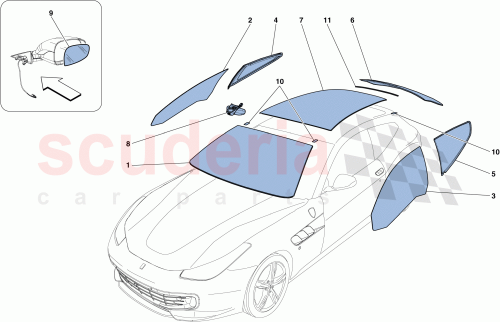 Part Diagram for Ferrari 86870900