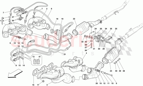 Part Diagram for Ferrari 253881
