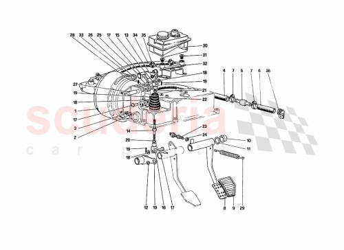 Part Diagram for Ferrari 119164
