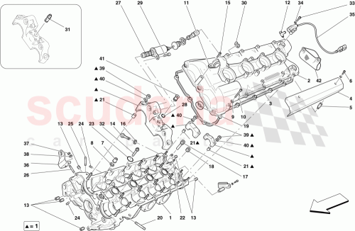 Part Diagram for Ferrari 235484