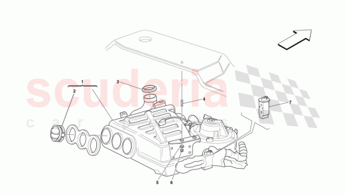 Part Diagram for Ferrari 60656500