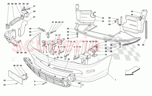 Part Diagram for Ferrari 65682200