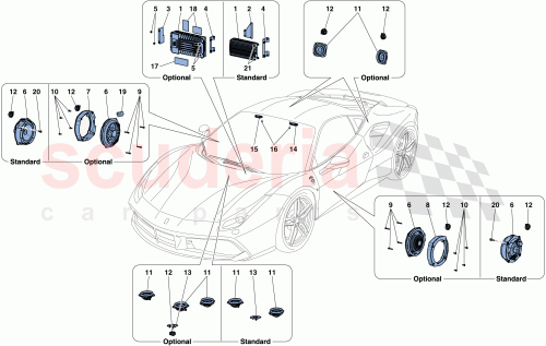 Part Diagram for Ferrari 87463000