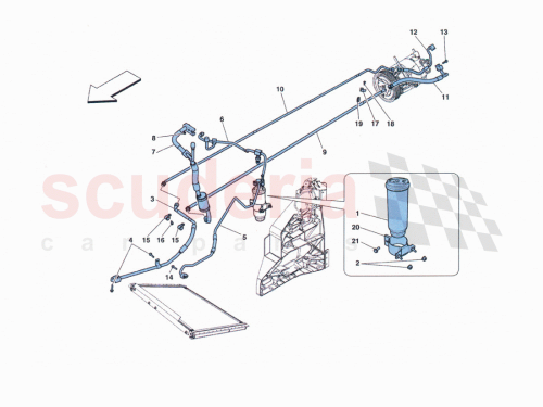Part Diagram for Ferrari 83611900