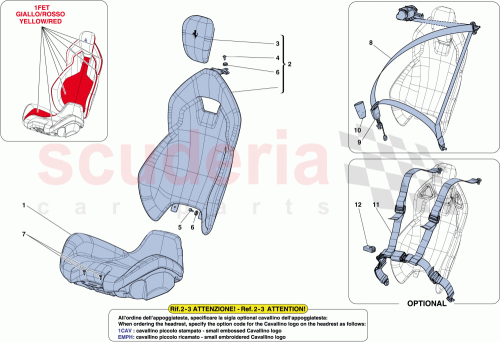 Part Diagram for Ferrari 860456