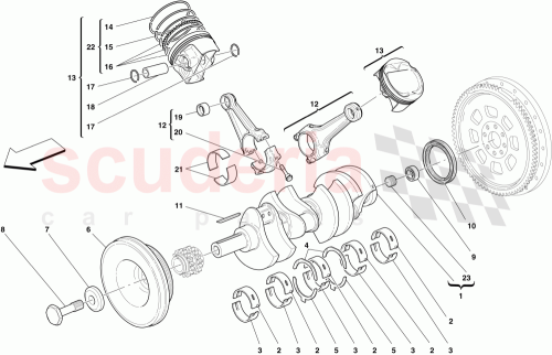 Part Diagram for Ferrari 222874
