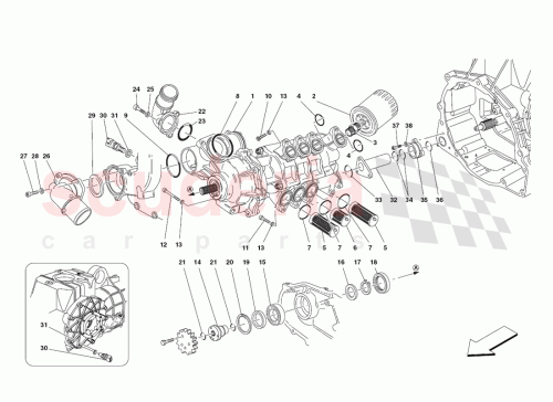 Part Diagram for Ferrari 155996