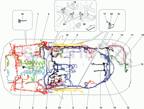 Part Diagram for Ferrari 225790