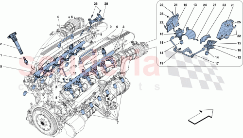 Part Diagram for Ferrari 284418