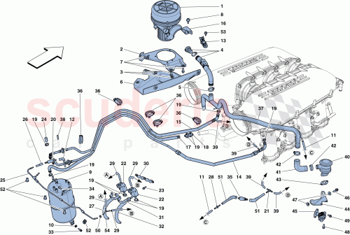 Part Diagram for Ferrari 296235