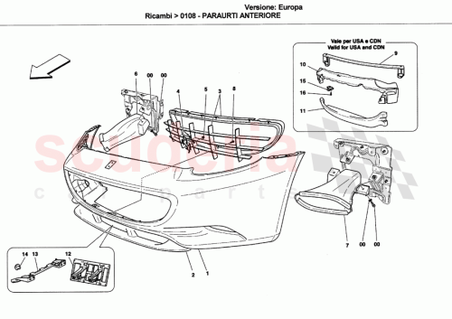 Part Diagram for Ferrari 81961810