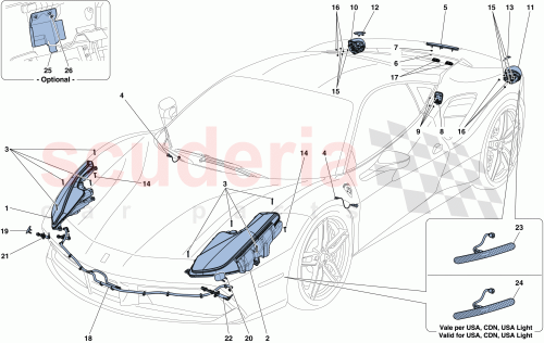 Part Diagram for Ferrari 264480