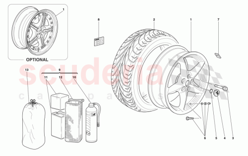 Part Diagram for Ferrari 176599