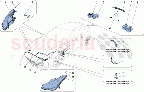 Part Diagram for Ferrari 88670000