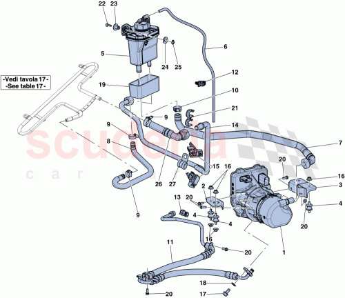 Part Diagram for Ferrari 284347
