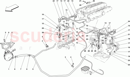 Part Diagram for Ferrari 198332