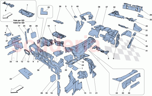 Part Diagram for Ferrari 87742200