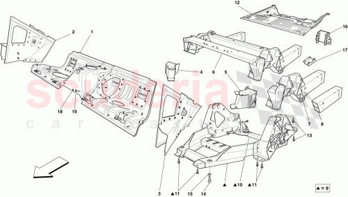 Part Diagram for Ferrari 13507501