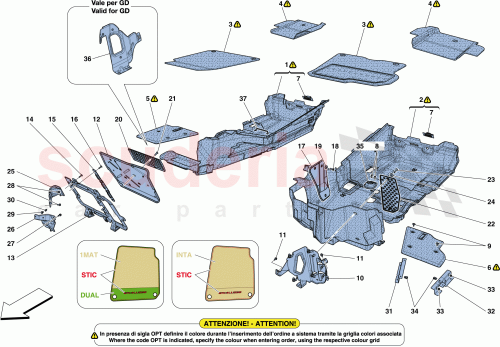 Part Diagram for Ferrari 89075800