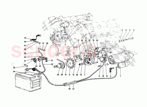 Part Diagram for Ferrari 121840