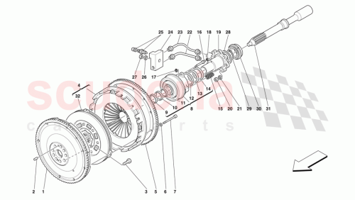 Part Diagram for Ferrari 155883