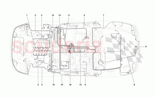 Part Diagram for Ferrari 179047