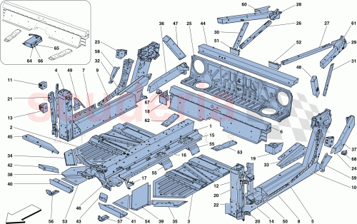 Part Diagram for Ferrari 283681