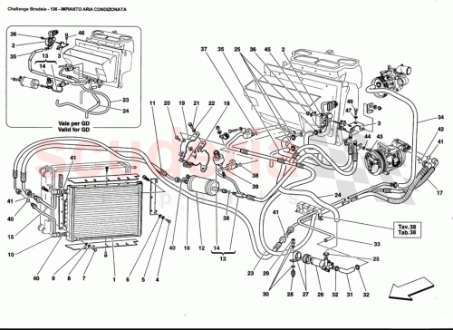 Part Diagram for Ferrari 66643100