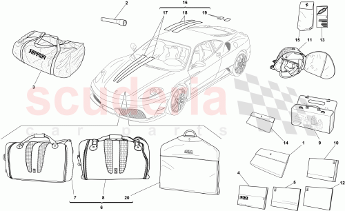 Part Diagram for Ferrari 918406
