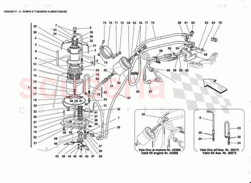 Part Diagram for Ferrari 174907